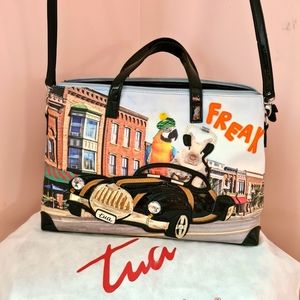 Braccialini Firenze. "Crazy Animals" handbag